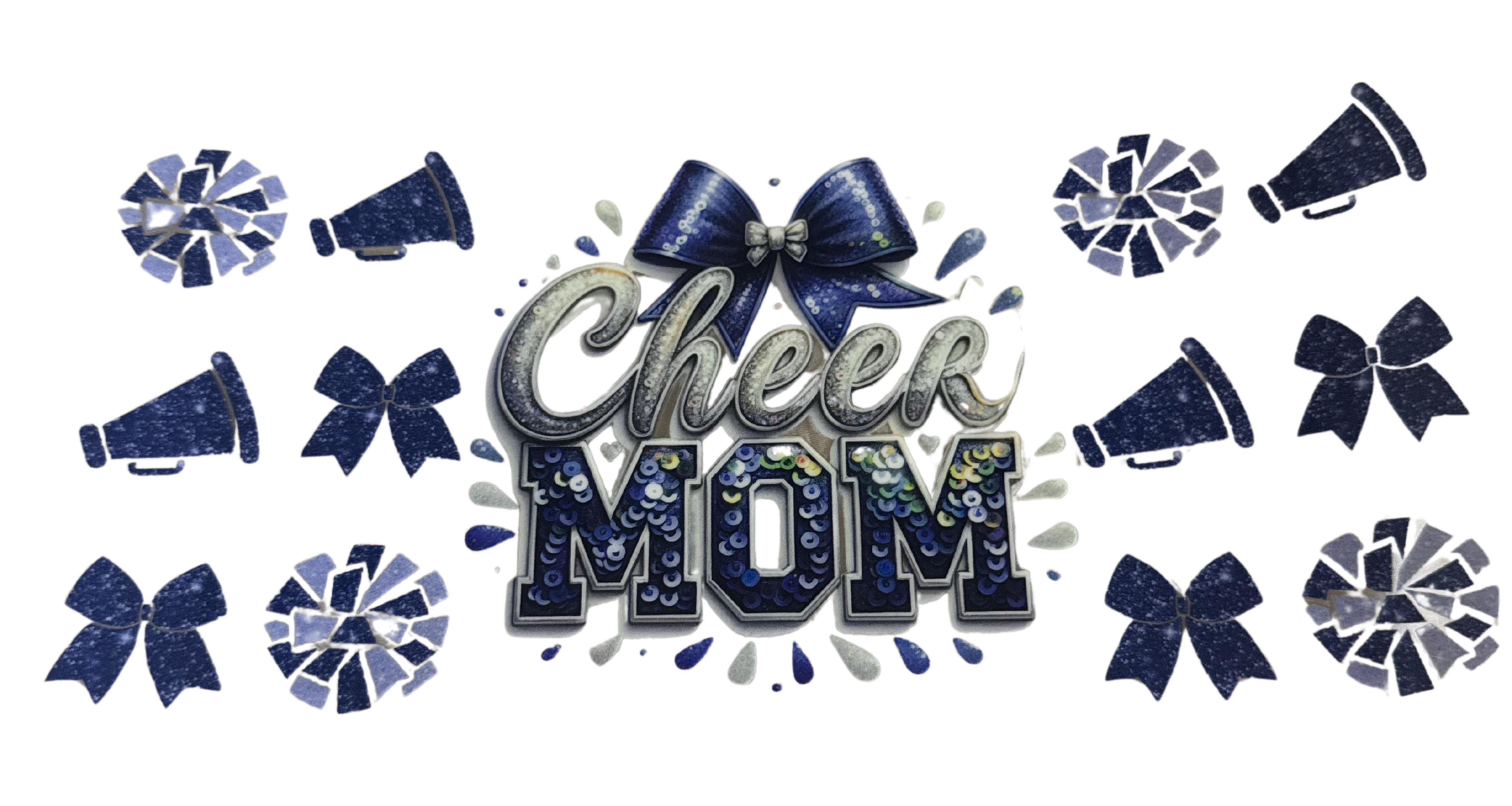 Cheer Mom Blue
