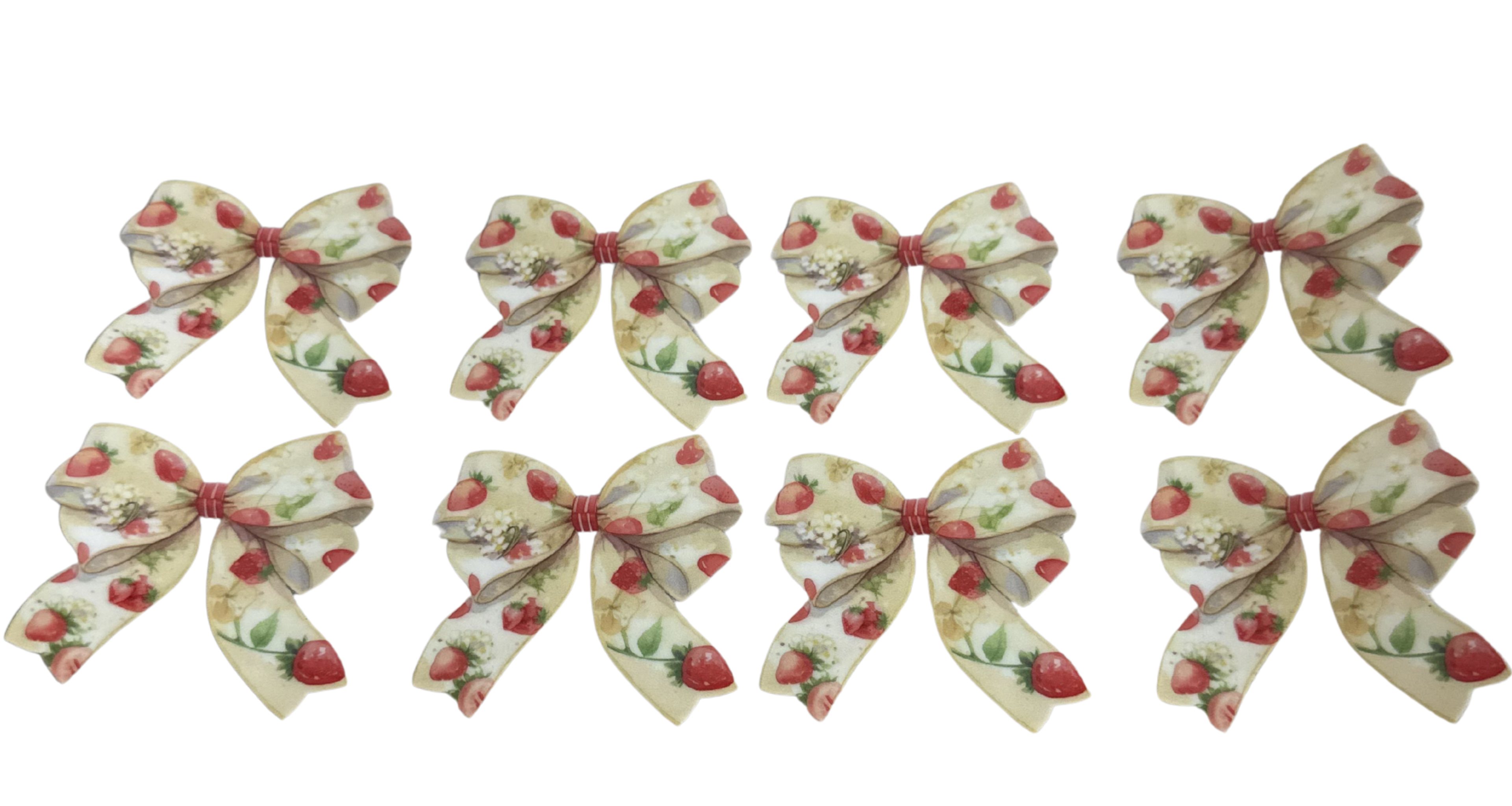 Strawberry bows